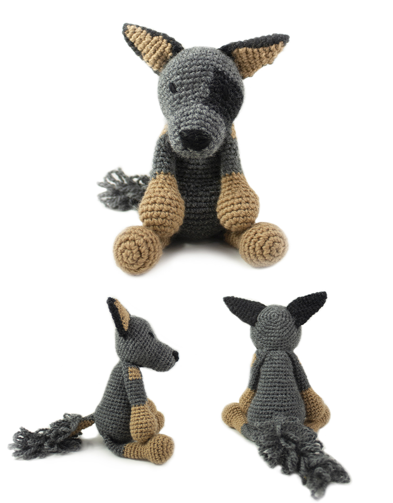 toft ed's animal cheryl the australian cattle dog amigurumi crochet